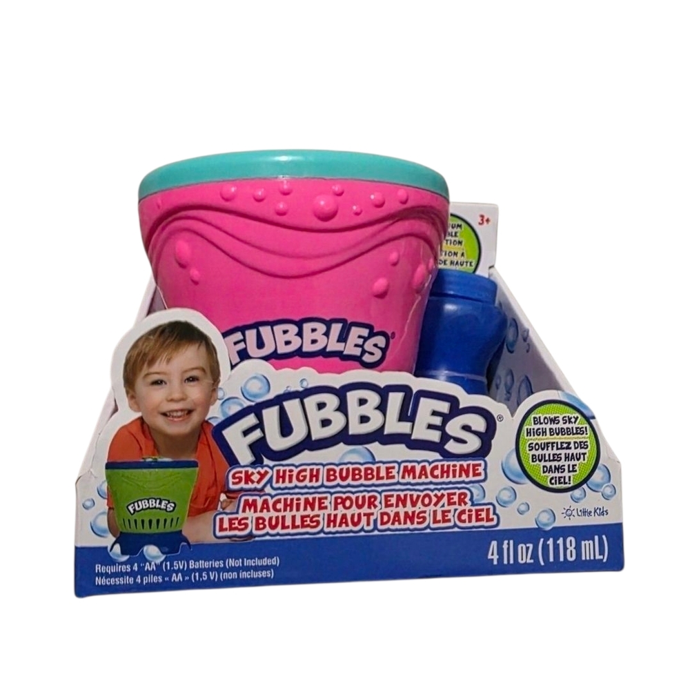 🆕️ Fubbles Sky High Bubble Machine - Pink